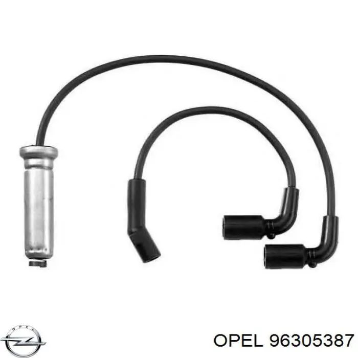 96305387 Opel cables de bujías