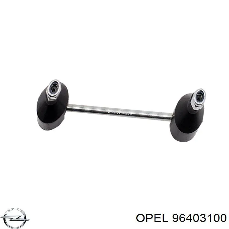 96403100 Opel barra estabilizadora delantera derecha