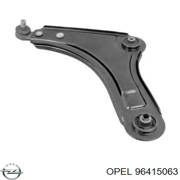 96415063 Opel barra oscilante, suspensión de ruedas delantera, inferior izquierda