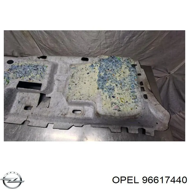 96617440 Opel montaje de bateria (soporte)