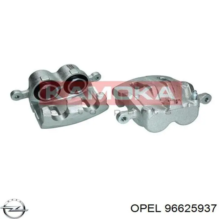 96625937 Opel pinza de freno delantera derecha