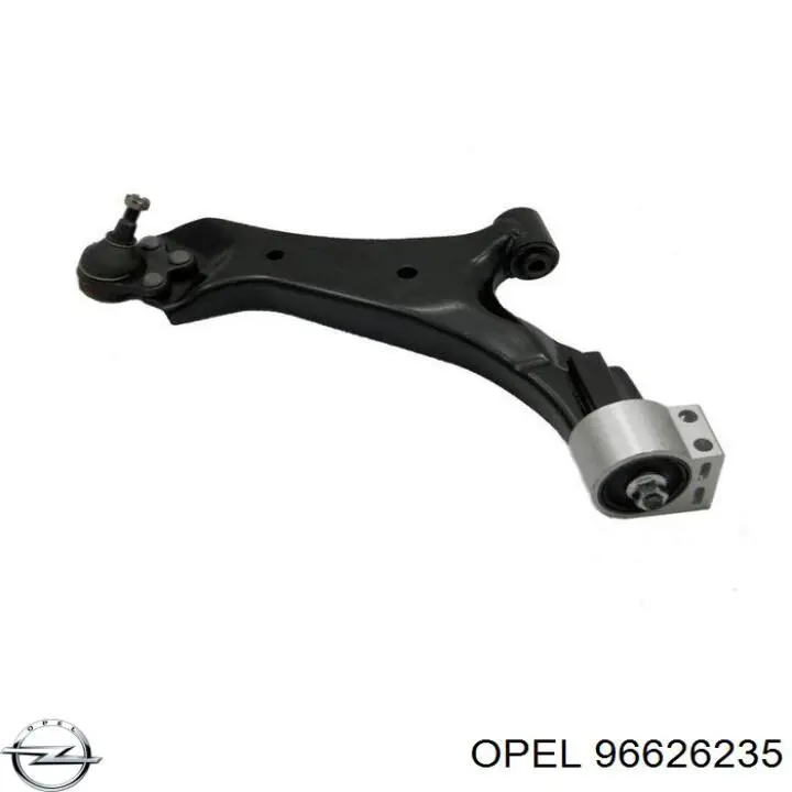 96626235 Opel barra oscilante, suspensión de ruedas delantera, inferior izquierda