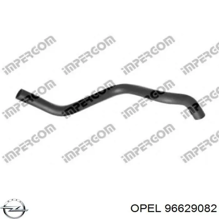 96629082 Opel manguera refrigerante para radiador inferiora