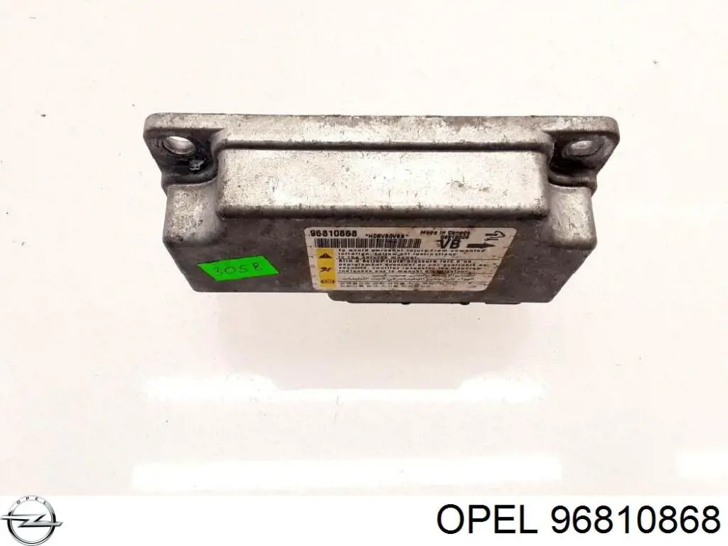 96810868 Opel Módulo de control de airbag