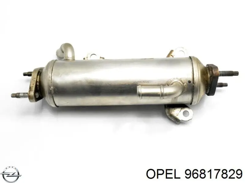 96817829 Opel Enfriador de recirculación de gases de escape EGR