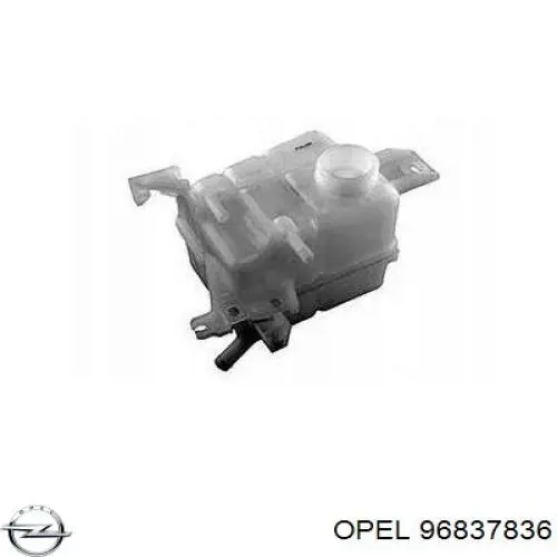 Vaso de expansión 96837836 Opel