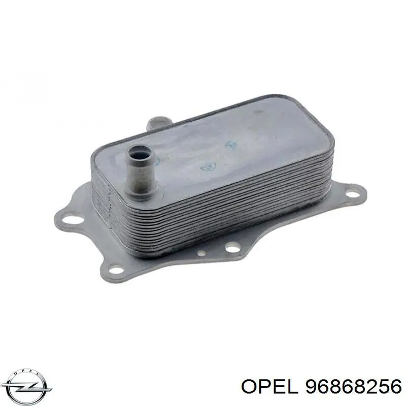 96868256 Opel radiador de aceite, bajo de filtro