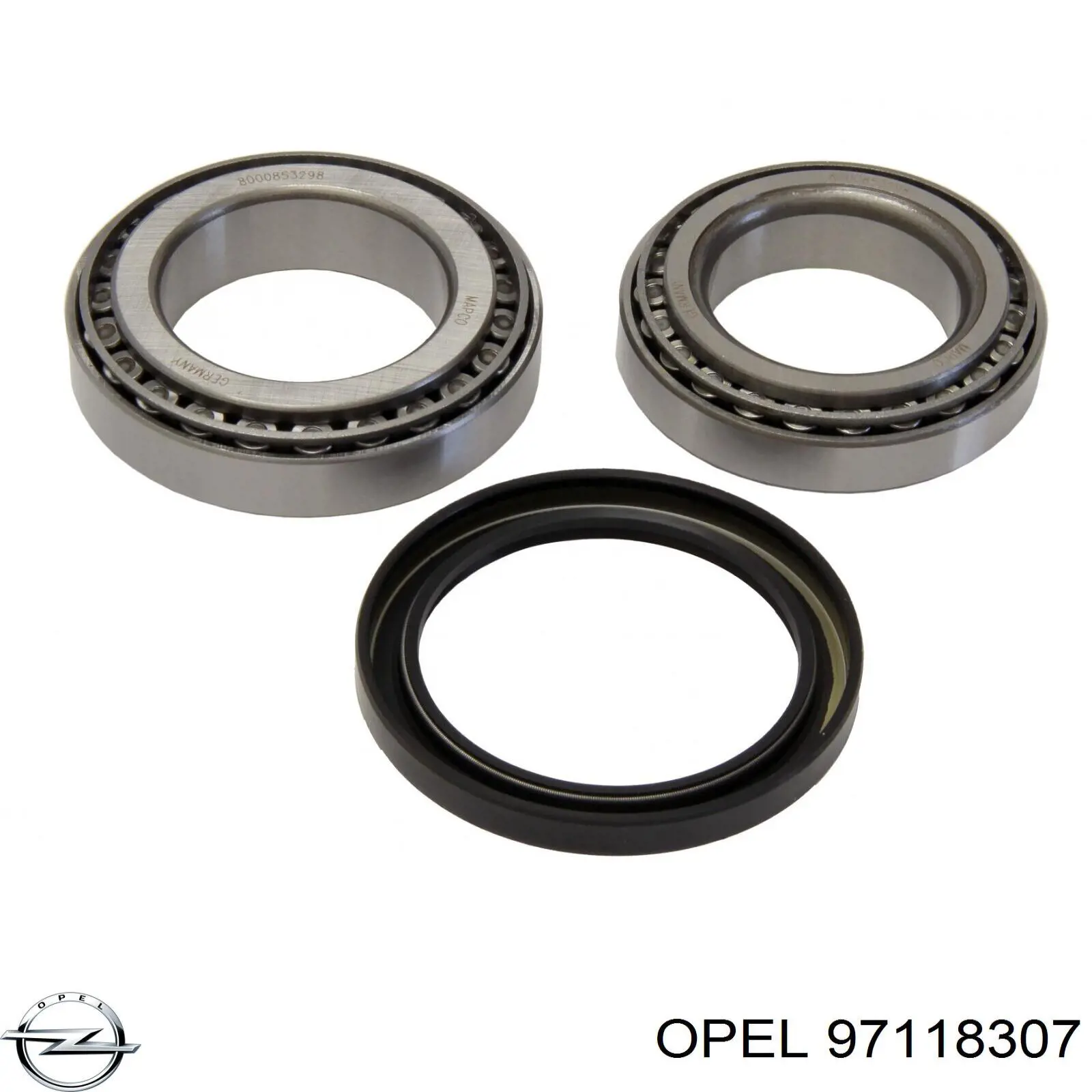 97118307 Opel cojinete interno del cubo de la rueda delantera