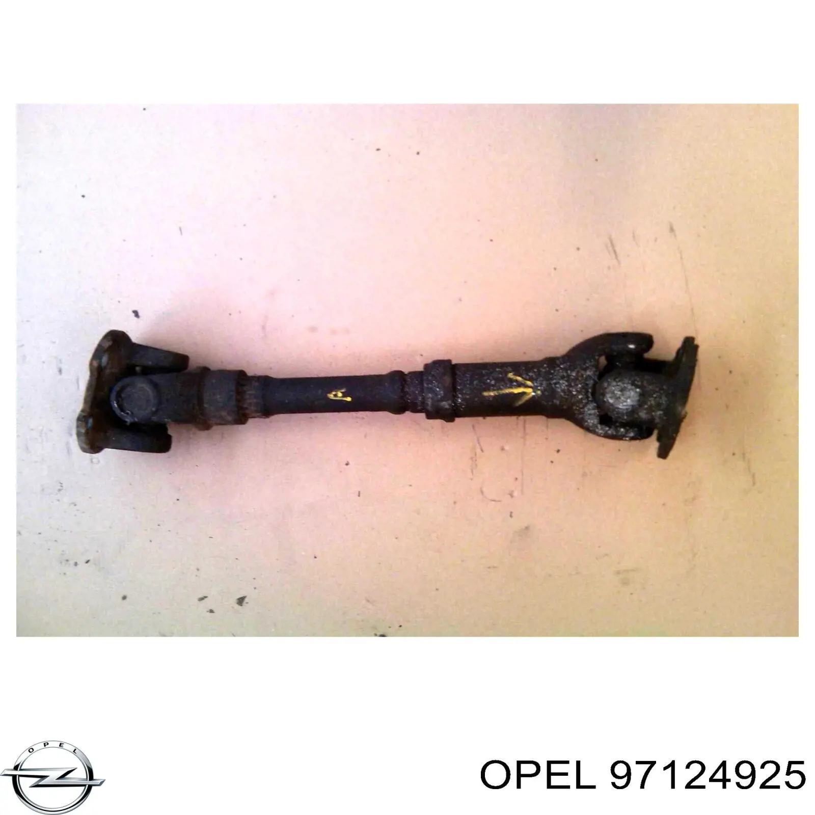 97124925 Opel cremallera de dirección