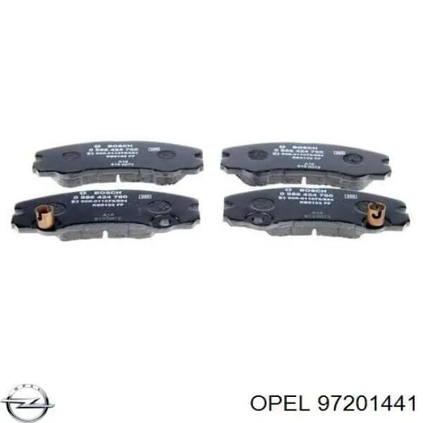 Comprar 97201441 Opel Pastillas delanteras de freno
