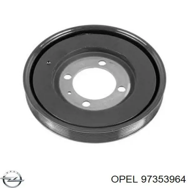 97353964 Opel polea, cigüeñal