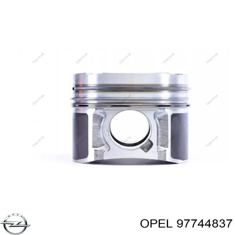 97744837 Opel pistón completo para 1 cilindro, std