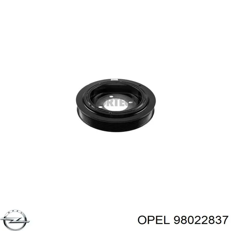 98022837 Opel polea, cigüeñal