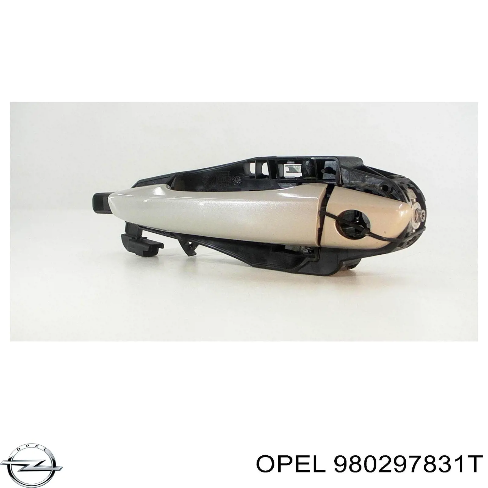 13485037 Peugeot/Citroen tirador de puerta exterior trasero izquierdo