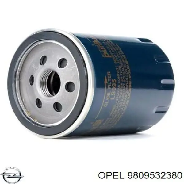 9809532380 Opel filtro de aceite