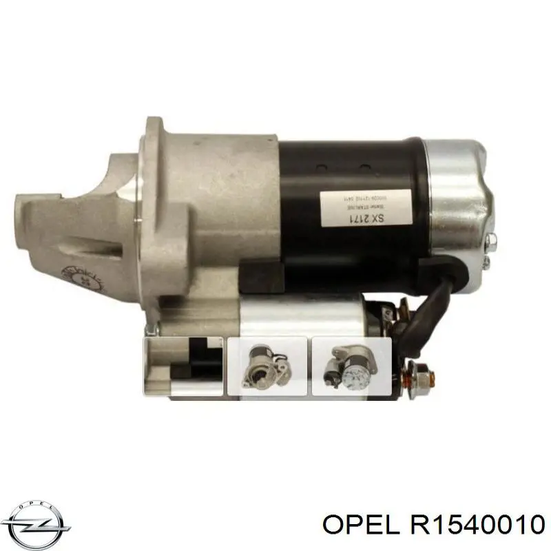 R1540010 Opel motor de arranque