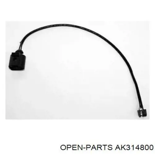 Comprar AK314800 Open Parts Sensor de desgaste de las pastillas de freno delanteras