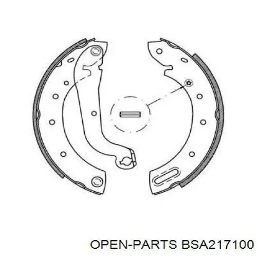 19-4532 Maxgear zapatas de frenos de tambor traseras