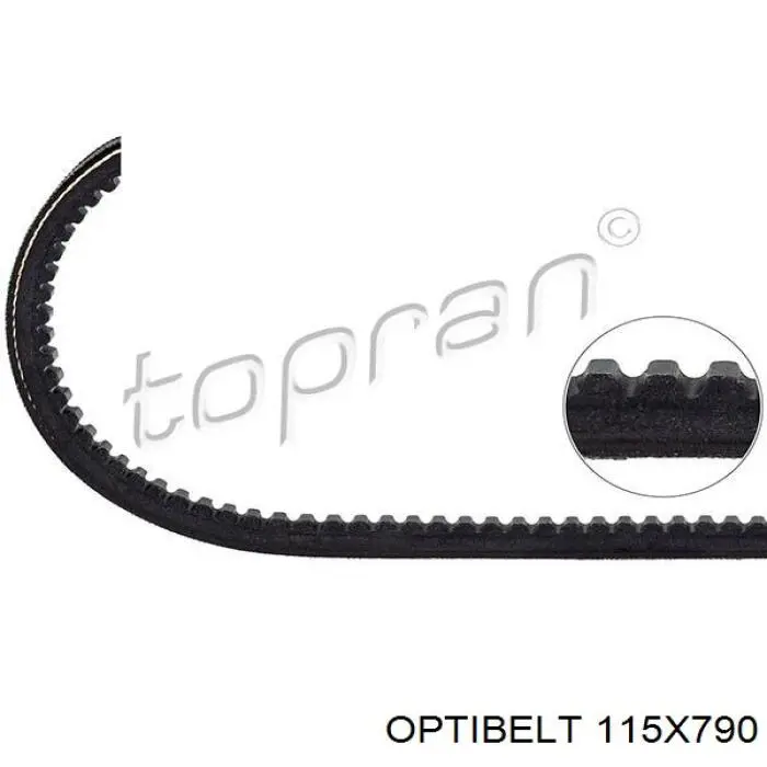 115X790 Optibelt correa trapezoidal