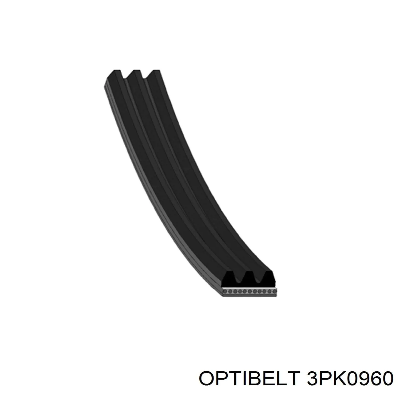 3PK0960 Optibelt correa trapezoidal