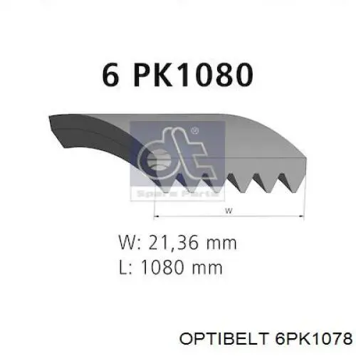 Correa trapezoidal Peugeot Partner 1 5F