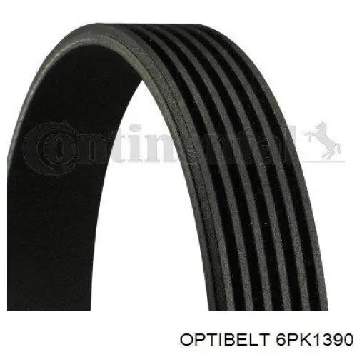 6PK1390 Optibelt correa trapezoidal