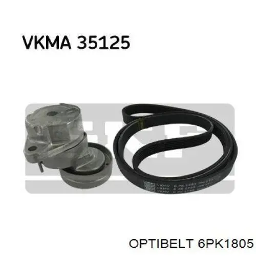 Correa trapezoidal Opel Astra 51, 52, F35, M35