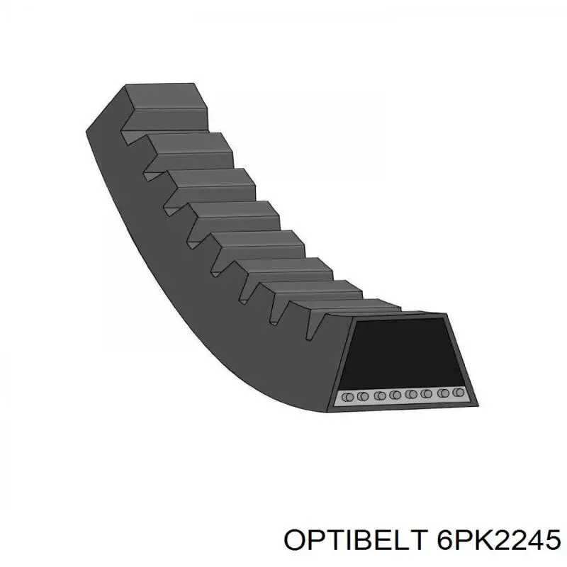 Correa de transmisión trapezoidal Optibelt 6PK2245 precio, desde 20,24 EUR