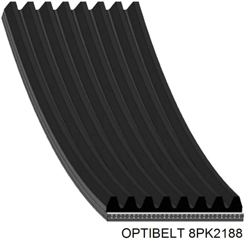 8PK2188 Optibelt correa trapezoidal