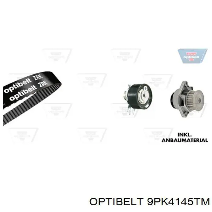 9PK4145TM Optibelt correa trapezoidal