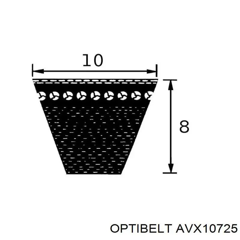 AVX10725 Optibelt correa trapezoidal