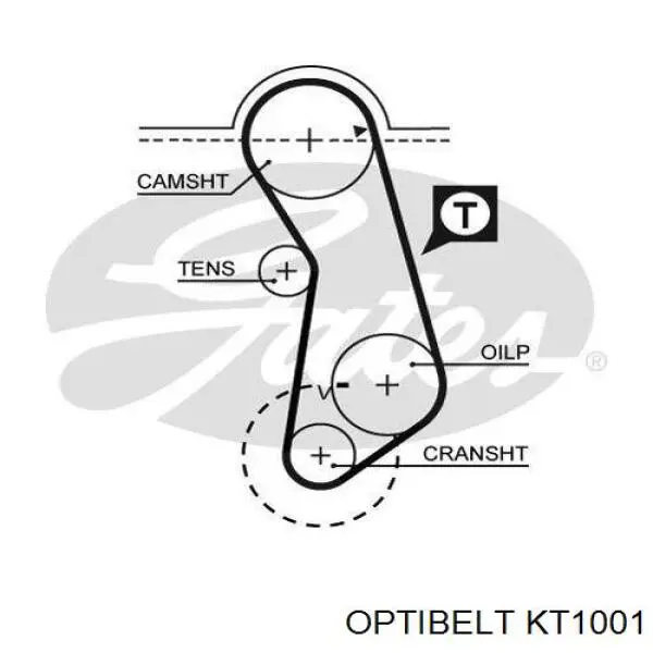 Kit distribución Optibelt KT1001