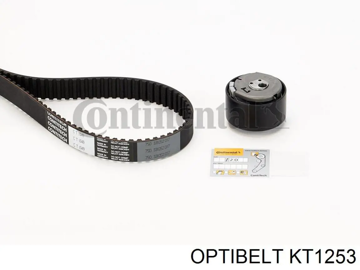 KT1253 Optibelt kit correa de distribución