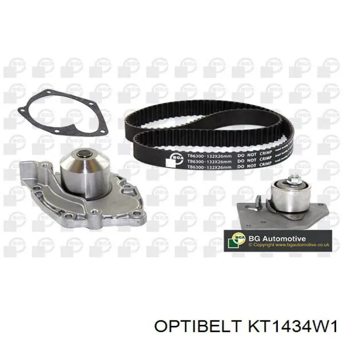 KT1434W1 Optibelt kit correa de distribución