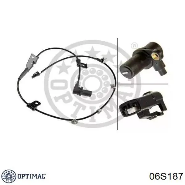 06-S187 Optimal sensor abs delantero izquierdo