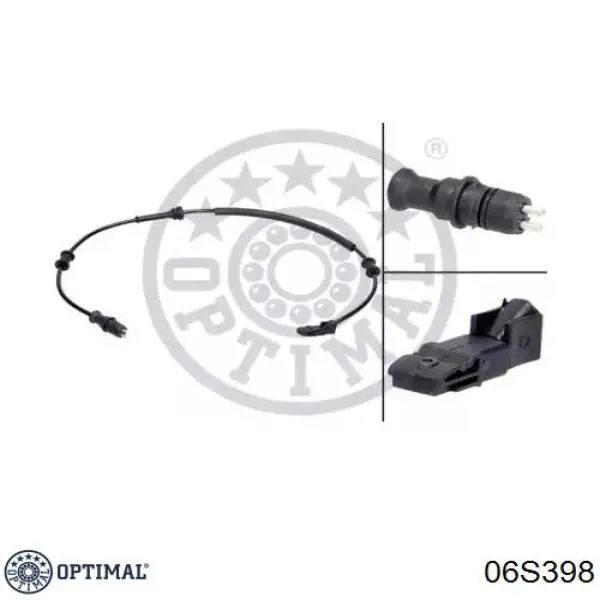 06S398 Optimal sensor abs trasero