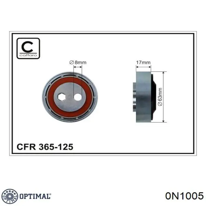 Rodillo, correa trapecial poli V Audi A4 8EC