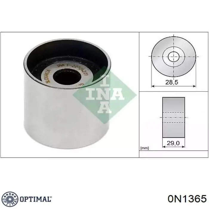Rodillo intermedio de correa dentada Renault Espace 4 JK0
