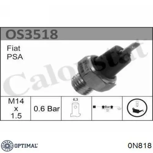 0-N818 Optimal rodillo, cadena de distribución