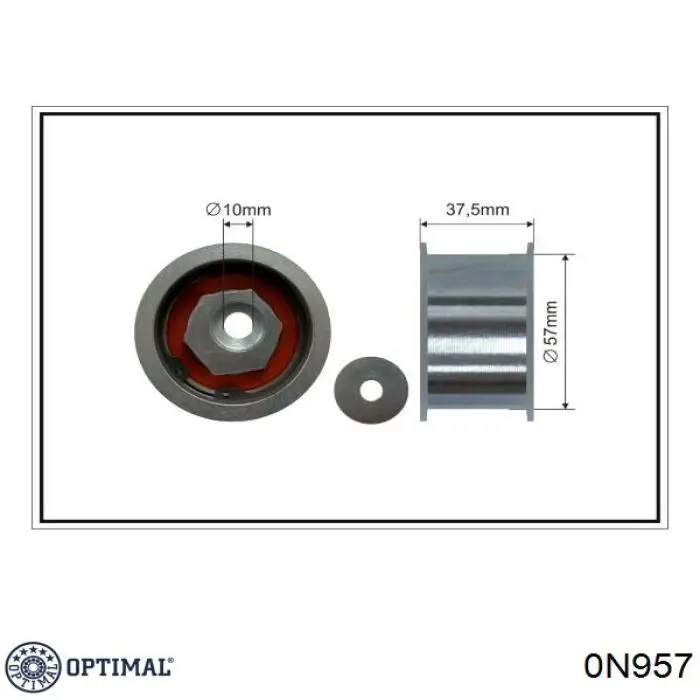 Rodillo intermedio de correa dentada Calibra coupé (1989-1997) original desde 12,85 €