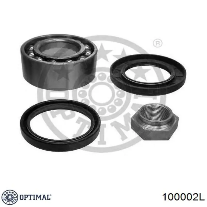 Cojinete de rueda trasero Volkswagen Jetta 2 19E, 1G2, 165, 167