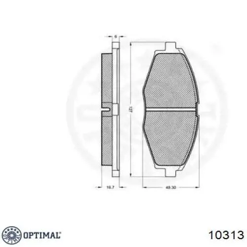 Pastillas de freno delanteras Chevrolet Spark (Matiz) M200, M250