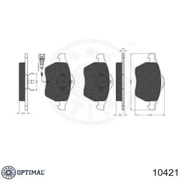 Pastillas de freno para Seat Toledo 1M2