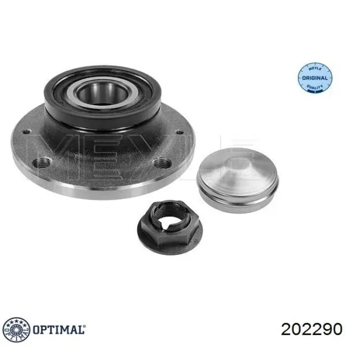 202290 Optimal cubo de rueda trasero