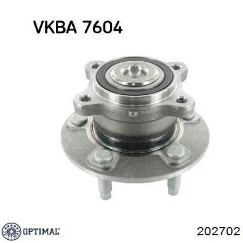 202702 Optimal cubo de rueda trasero