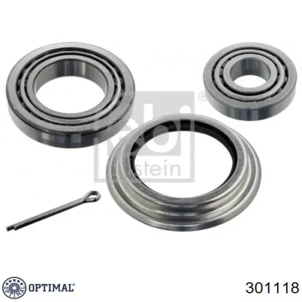 Cojinete de rueda delantero 301118 Optimal