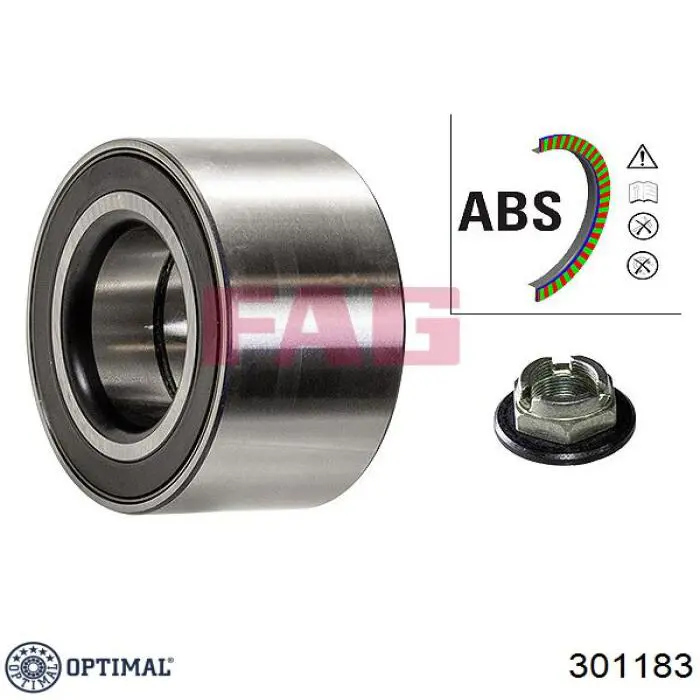 Cojinete de rueda delantero Jaguar X-type CF1