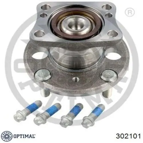 Cubo de rueda trasero Ford Fiesta CB1