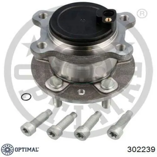 302239 Optimal cubo de rueda trasero