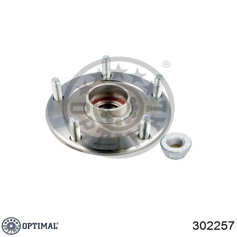 302257 Optimal cubo de rueda trasero